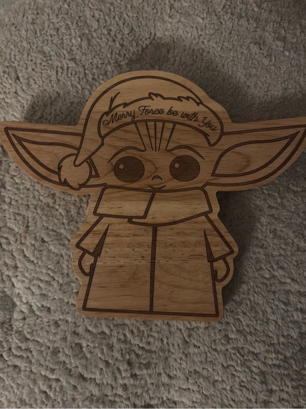 Star Wars Grogu The Child Christmas Cutting board
